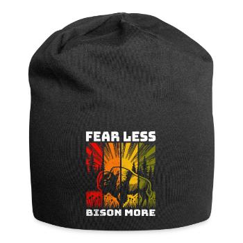 Bison Buffalo - Jersey Beanie - black - Front