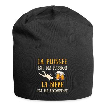 Plongée Sous Marine Homme Humour Plongeur Cadeau - Bonnet en jersey - noir - Devant