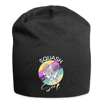 Squash Girl - Jersey-Beanie - Schwarz - Vorne
