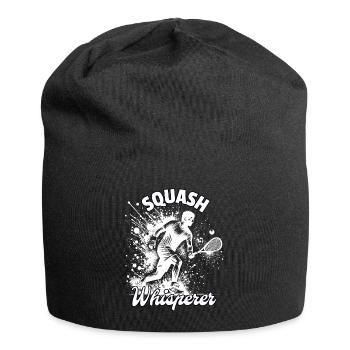 Squash Whisperer - Jersey-Beanie - Schwarz - Vorne
