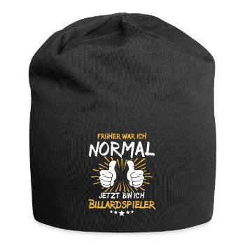 Dicton du joueur de billard biBilliard - Bonnet en jersey - noir - Devant