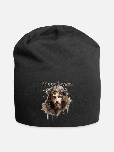 Ecce Homo - Jersey Beanie - black