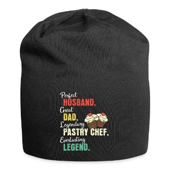 Konditor Papa - Jersey-Beanie - Schwarz - Vorne