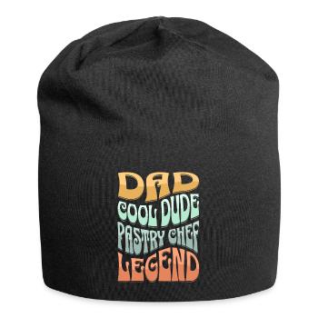 Papa Konditor - Jersey-Beanie - Schwarz - Vorne
