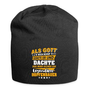 Hop Grower Sayings - Jersey Beanie - black - Front