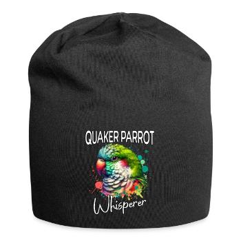 Monk Parakeet Whisperer - Jersey Beanie - black - Front
