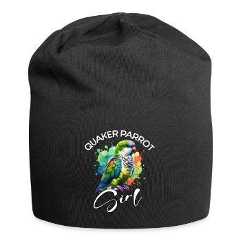 Quaker Perroquet Fille Moine Perruche - Bonnet en jersey - noir - Devant