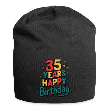 35 Years - Happy Birthday - Bonnet en jersey - noir - Devant