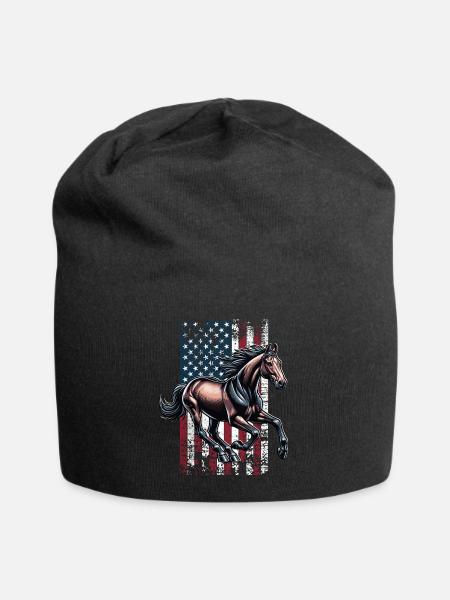 Standardbred US Traber - Jersey-Beanie - Schwarz