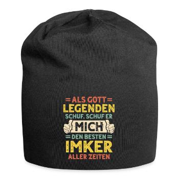 Imker - Jersey-Beanie - Schwarz - Vorne