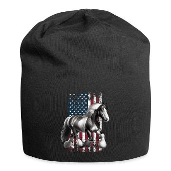 Shire Horse US Shire Horse - Jersey-Beanie - Schwarz - Vorne