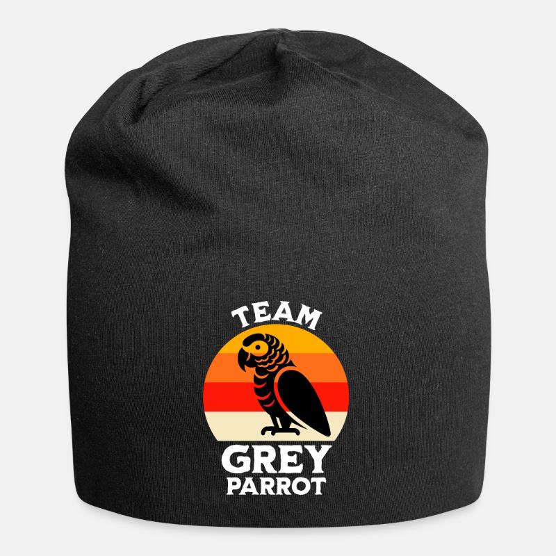 Team Graupapagei - Jersey-Beanie - Schwarz