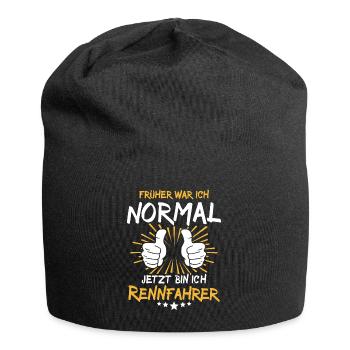 Rennfahrer Spruch - Jersey-Beanie - Schwarz - Vorne