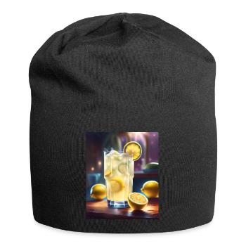 Sour lemon juice - Jersey Beanie - black - Front