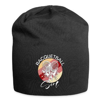 Racquetball Girl - Jersey Beanie - black - Front