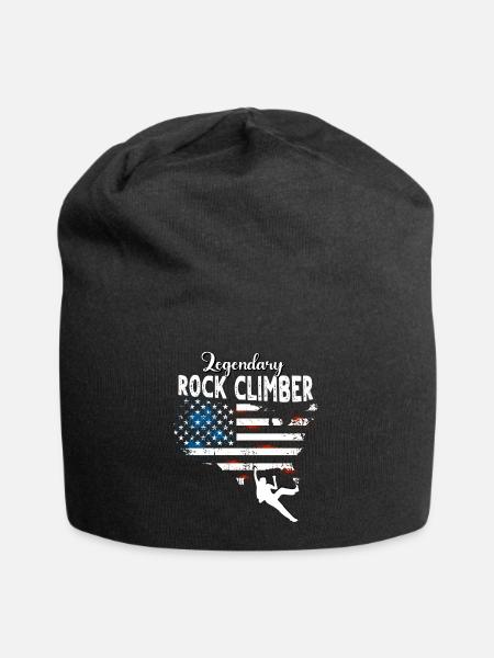 Kletterer US - Jersey-Beanie - Schwarz