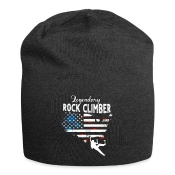 Grimpeurs US - Bonnet en jersey - charbon - Devant