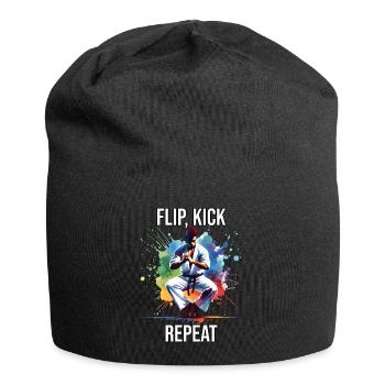 Funny Capoeira Saying - Jersey Beanie - black - Front