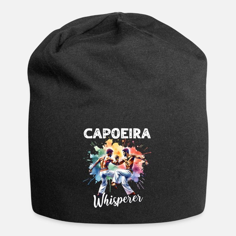 Capoeira Sprüche - Jersey-Beanie - Schwarz