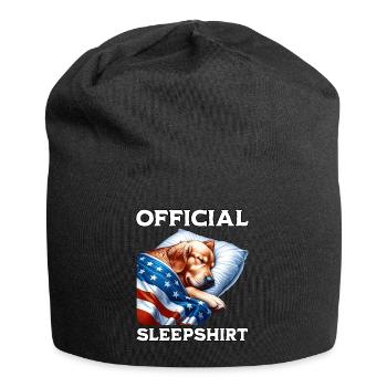 Chemise de nuit Retriever US - Bonnet en jersey - noir - Devant