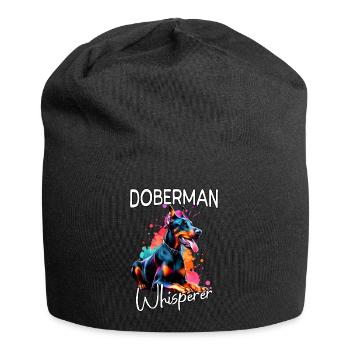 Doberman Whisperer - Jersey Beanie - black - Front
