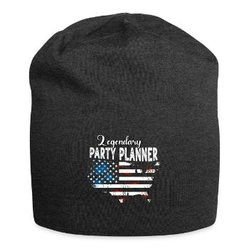 Organisateur de fêtes US - Bonnet en jersey - charbon - Devant