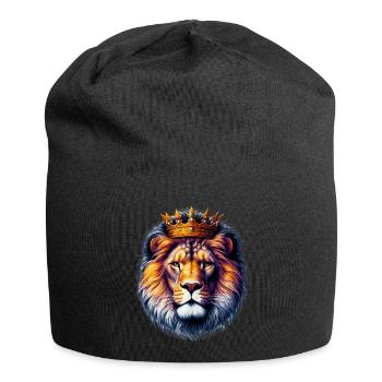 Lion - Jersey Beanie - black - Front