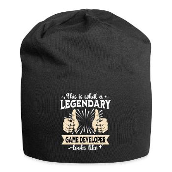 Legendary Game Developer - Jersey Beanie - black - Front