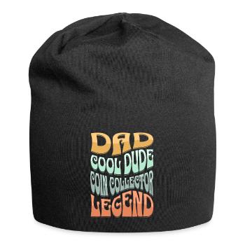 Papa Coin Collectionneur - Bonnet en jersey - noir - Devant