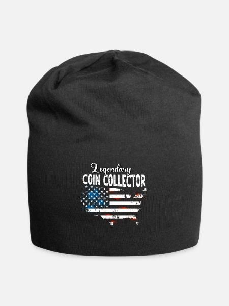 Münzsammler US - Jersey-Beanie - Schwarz