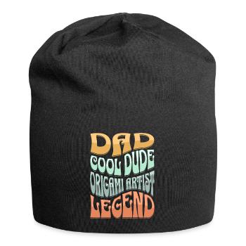 Papa Origami - Jersey Beanie - black - Front