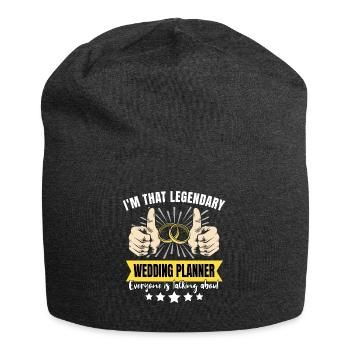 Legendary Wedding Planner - Jersey Beanie - charcoal grey - Front