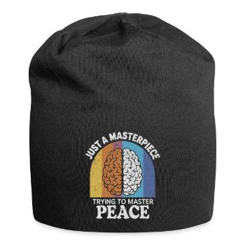 Masterpiece of Inner Peace - Jersey Beanie - black - Front