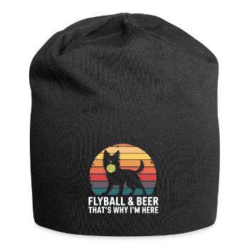 Flyball Sports canins - Bonnet en jersey - noir - Devant