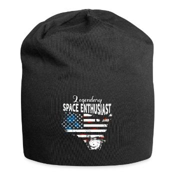Weltraum Enthusiast US - Jersey-Beanie - Schwarz - Vorne