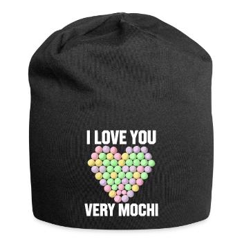 Mochi: Love for dessert - Jersey Beanie - black - Front