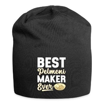 Pelmeni Russian Cuisine - Jersey Beanie - black - Front