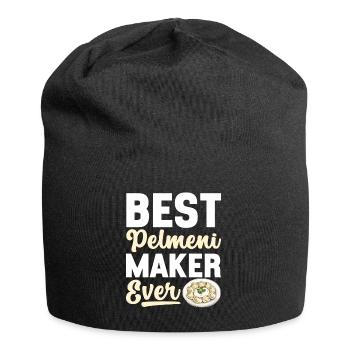 Pelmeni Russian Cuisine - Jersey Beanie - black - Front