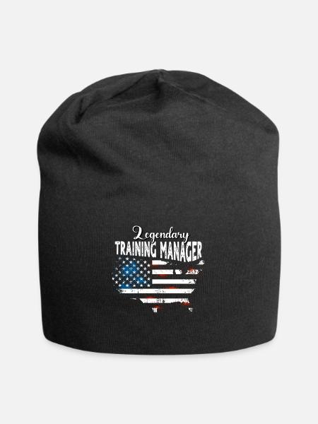 Schulungsleiter US - Jersey-Beanie - Schwarz