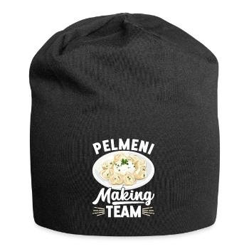 Pelmeni Russian Cuisine - Jersey Beanie - black - Front