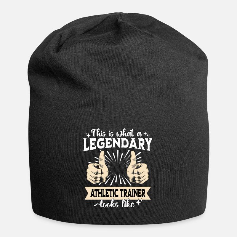 Legendärer Athletiktrainer - Jersey-Beanie - Schwarz