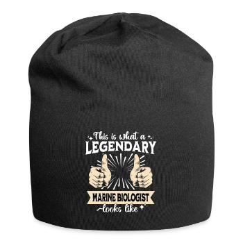 Legendary marine biologist - Jersey Beanie - black - Front