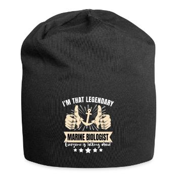 Legendary marine biologist - Jersey Beanie - black - Front
