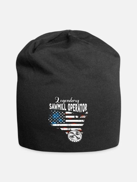 Sägewerksarbeiter US - Jersey-Beanie - Schwarz