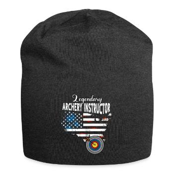 Archery Coach US - Jersey Beanie - charcoal grey - Front