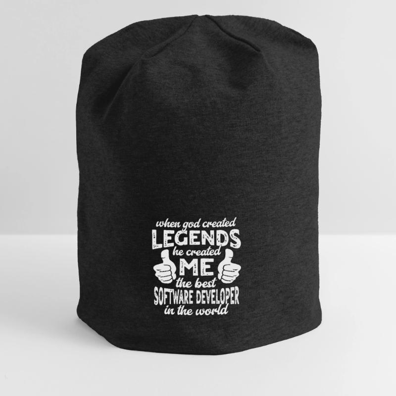 Best Software Developer Legend Jersey Beanie