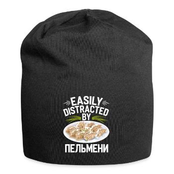 Pelmeni Russian Cuisine - Jersey Beanie - black - Front