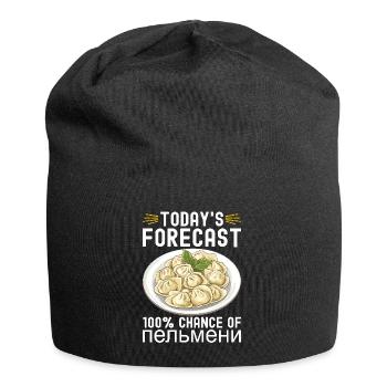 Pelmeni Russian Cuisine - Jersey Beanie - black - Front