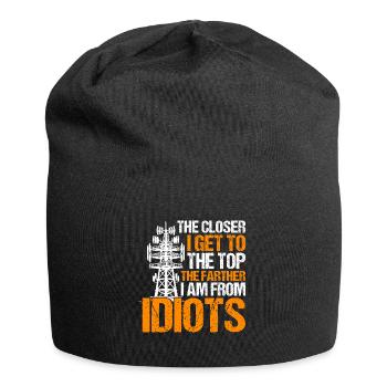 Industrial Climbers Tower Climbers Industrial Climbing - Jersey Beanie - black - Front