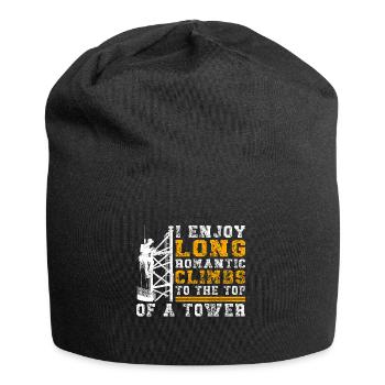 Industrial Climbers Tower Climbers Industrial Climbing - Jersey Beanie - black - Front
